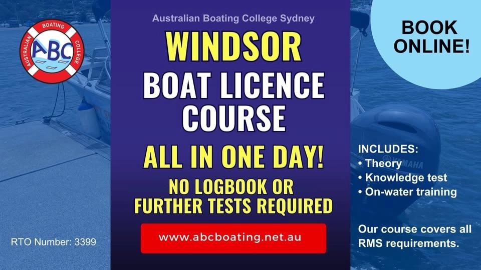 Windsor NSW Boat Licence 1-Day Course