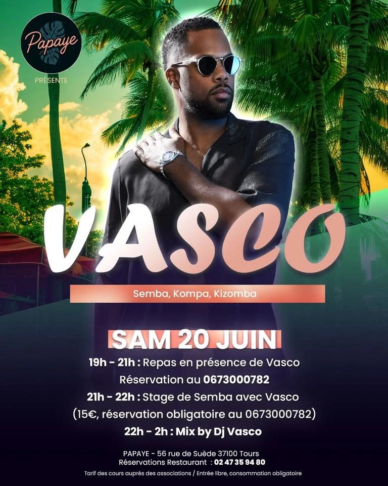 VASCO au Papaye 💃🔥 (Semba, Kompa, Kizomba)