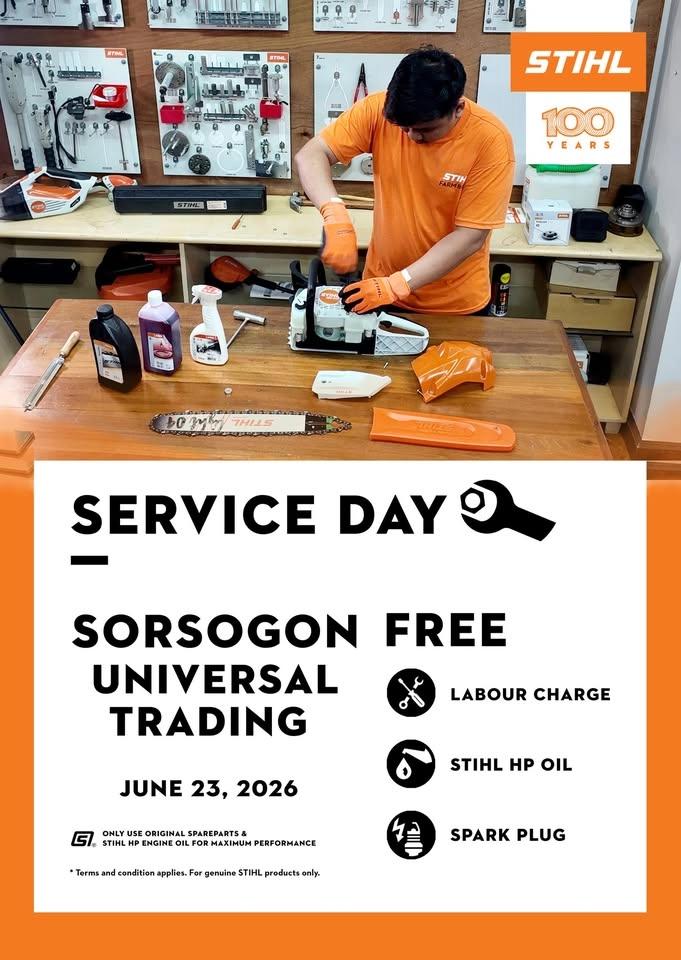 STIHL Service day x SORSOGON UNIVERSAL TRADING