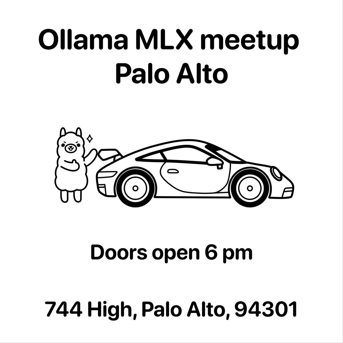 Ollama's MLX meetup in Palo Alto