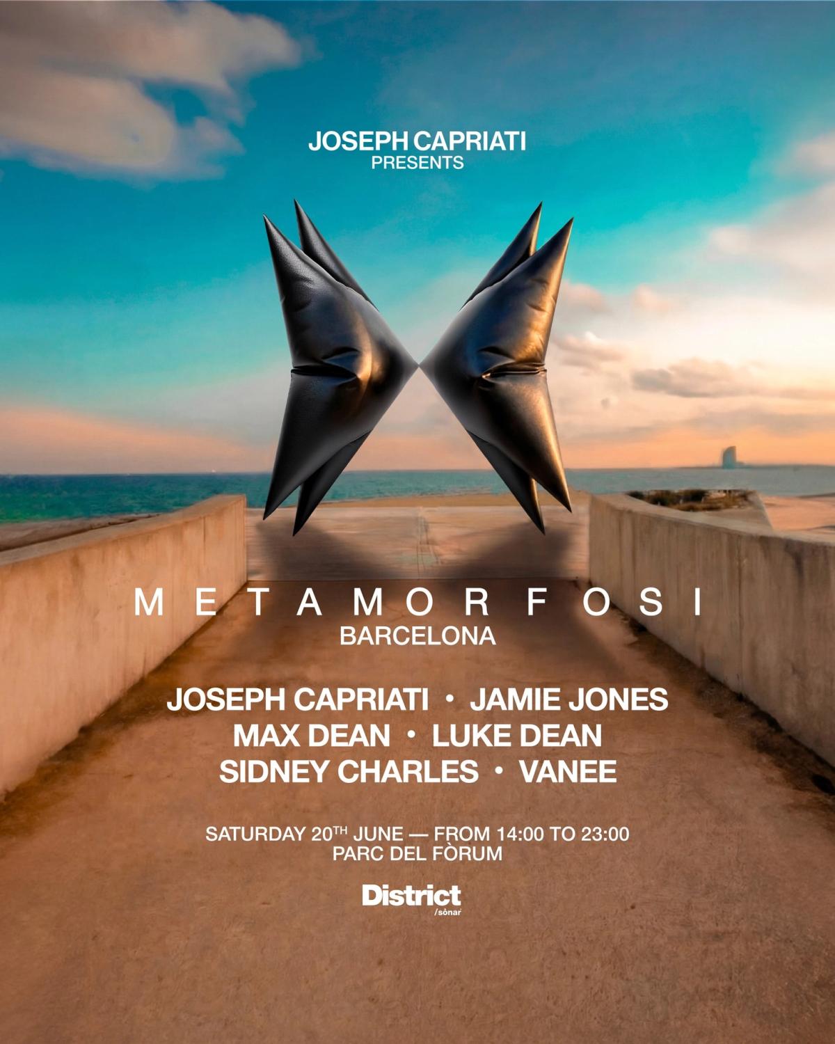 Joseph Capriati presents Metamorfosi w/ Jamie Jones, Max Dean - District (Sónar Week)