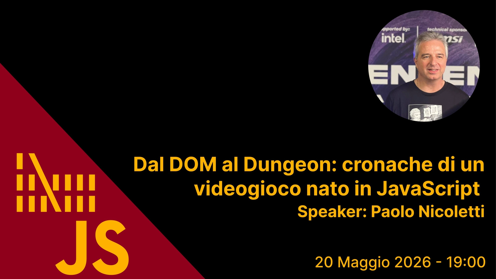 Dal DOM al Dungeon, con Paolo Nicoletti | RomaJS