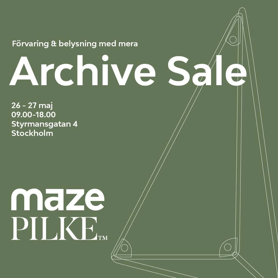 ARCHIVE SALE Maze & Pilke