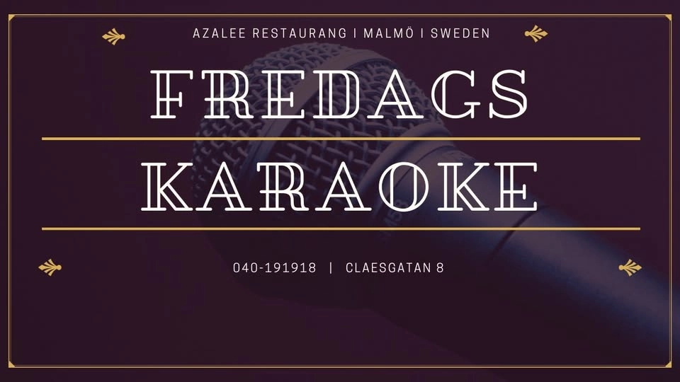 Fredags karaoke - Azalee Malmö