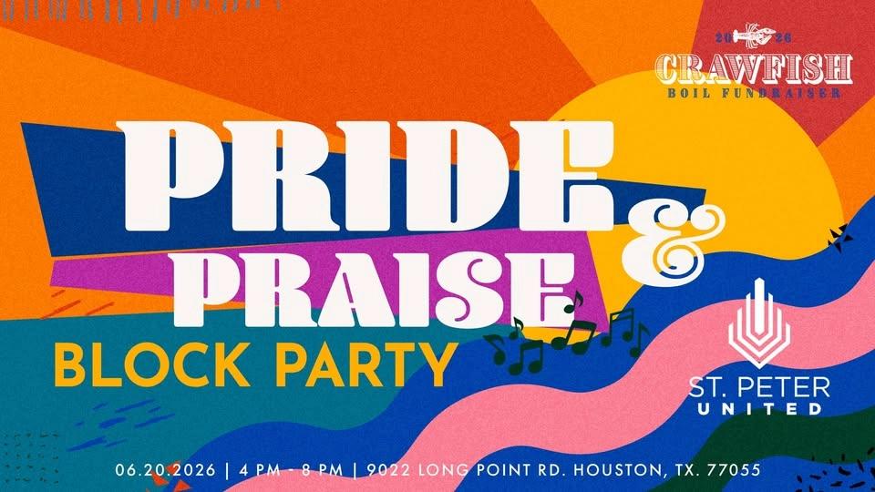 🏳️🌈 PRIDE & Praise Block Party & Crawfish Boil 🦞