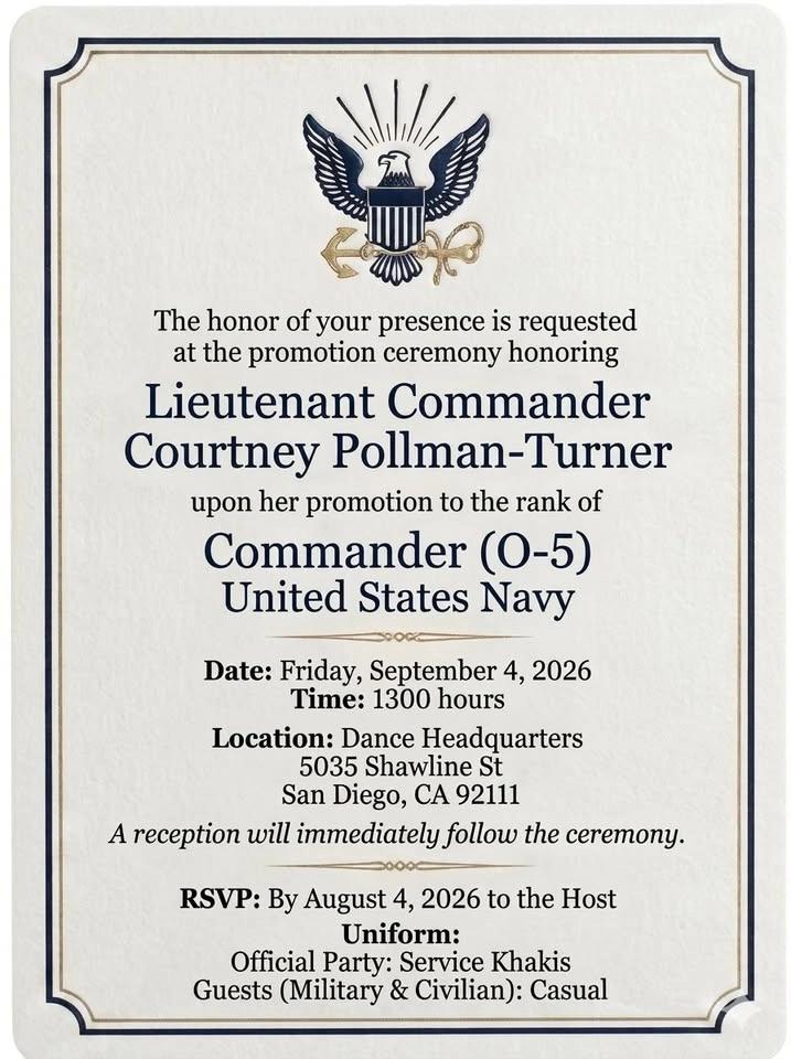 Courtney's Promotion Ceremony