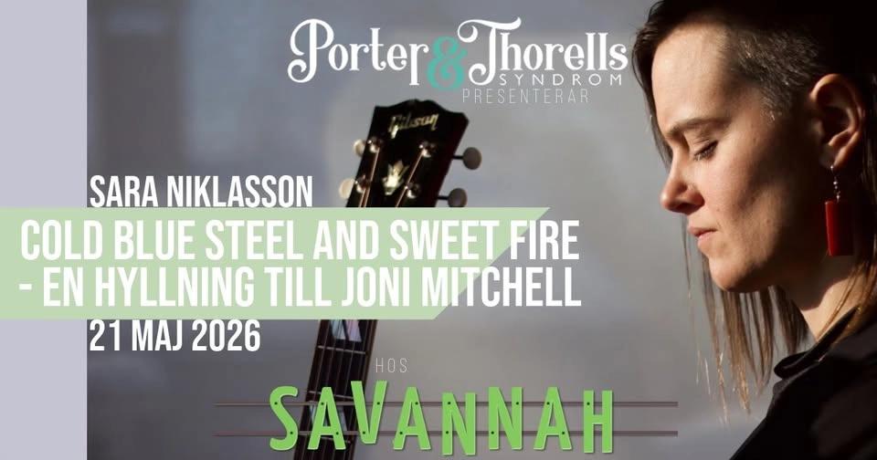 Nytt datum!! 8 oktober!! COLD BLUE STEEL AND SWEET FIRE - EN HYLLNING TILL JONI MITCHELL