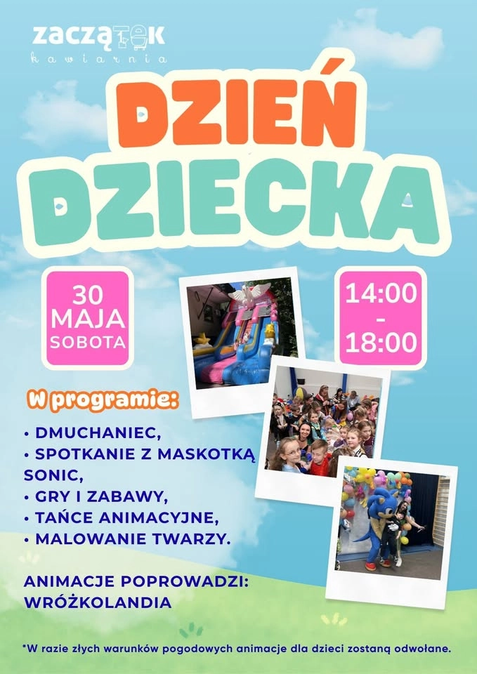 🎈 DZIEŃ DZIECKA W KAWIARNI ZACZĄTEK 🎈