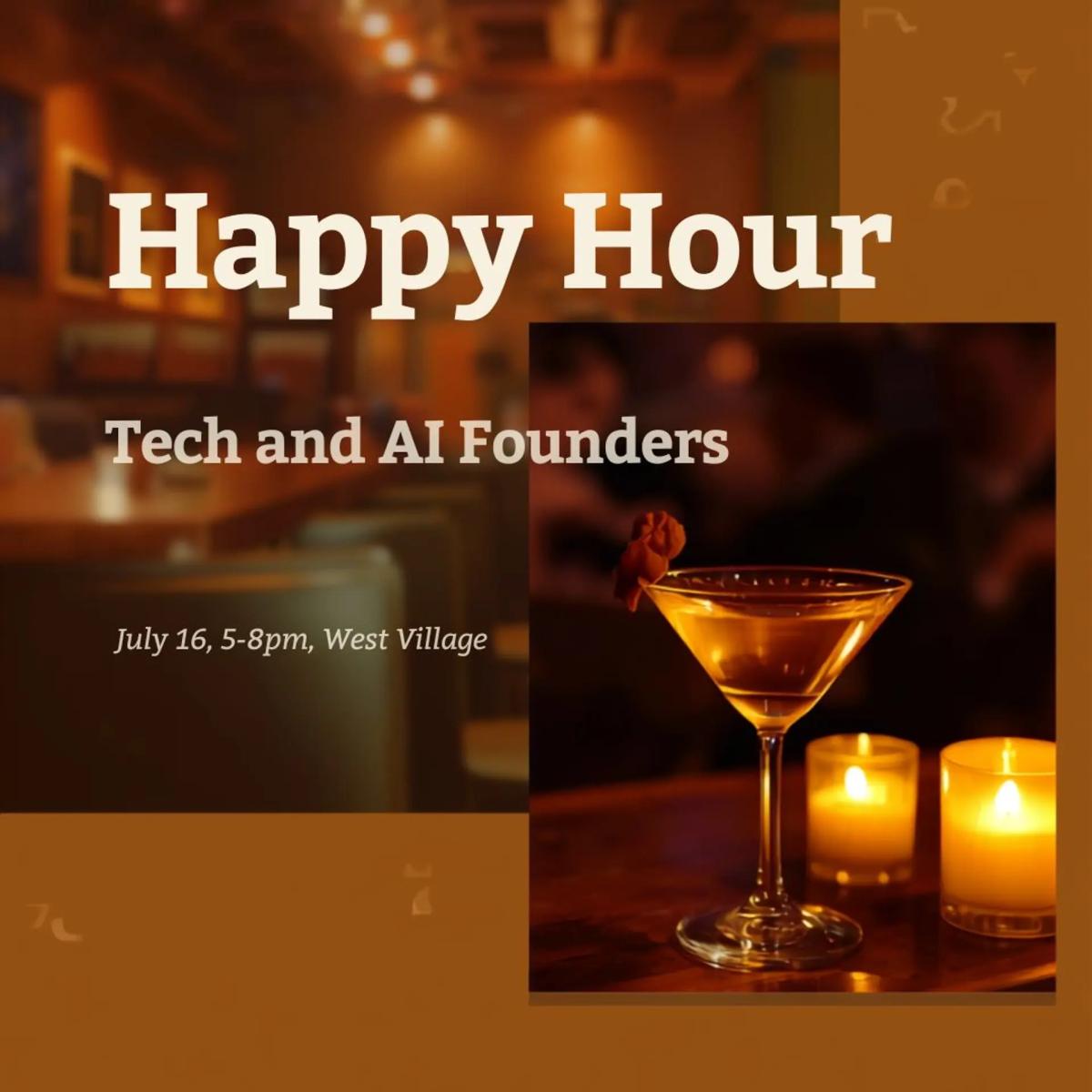 Tech and AI Founder Night!- West Village