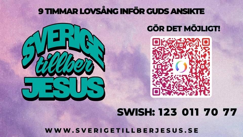 Sverige tillber Jesus! www.sverigetillberjesus.se