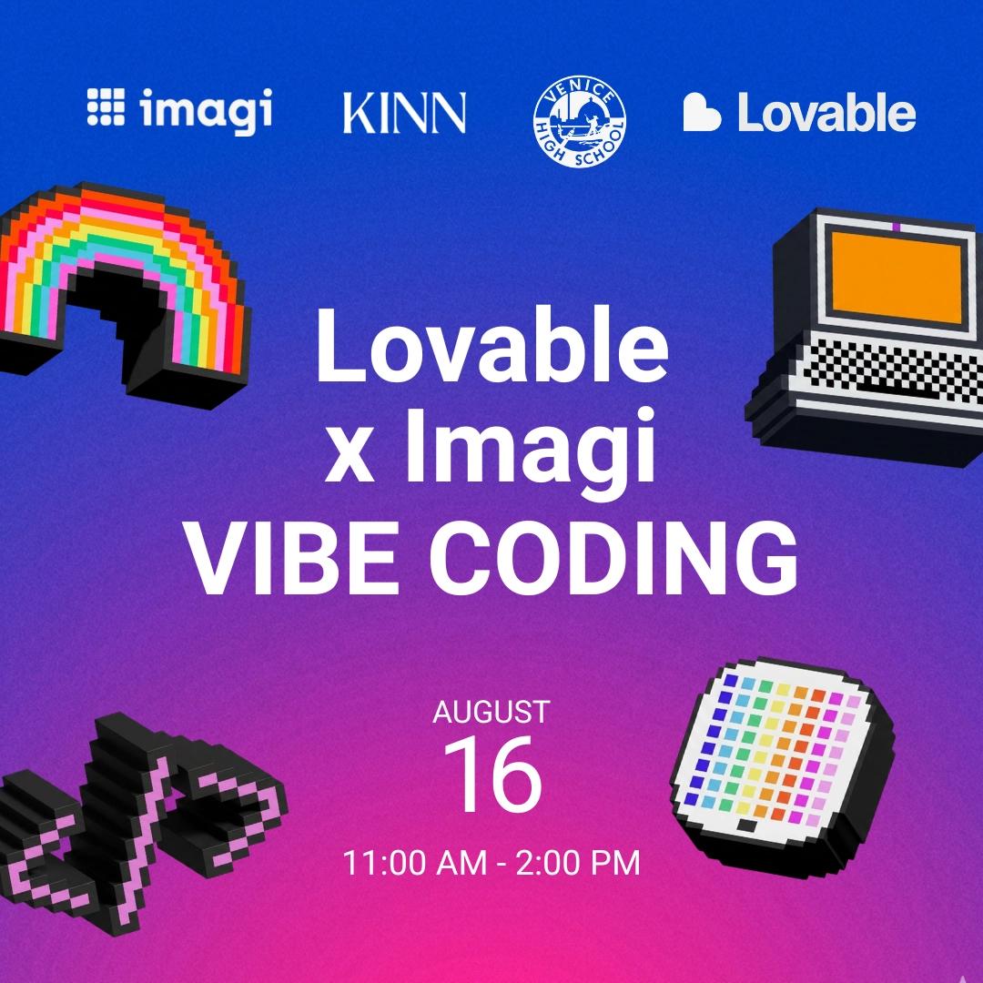 Science Sunday: Young Builders' Lovable/Imagi Vibe Coding Workshop