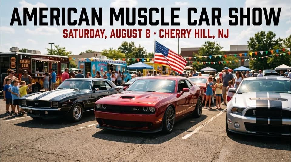American Muscle Car Show — Free Family Event in Cherry Hill, NJ