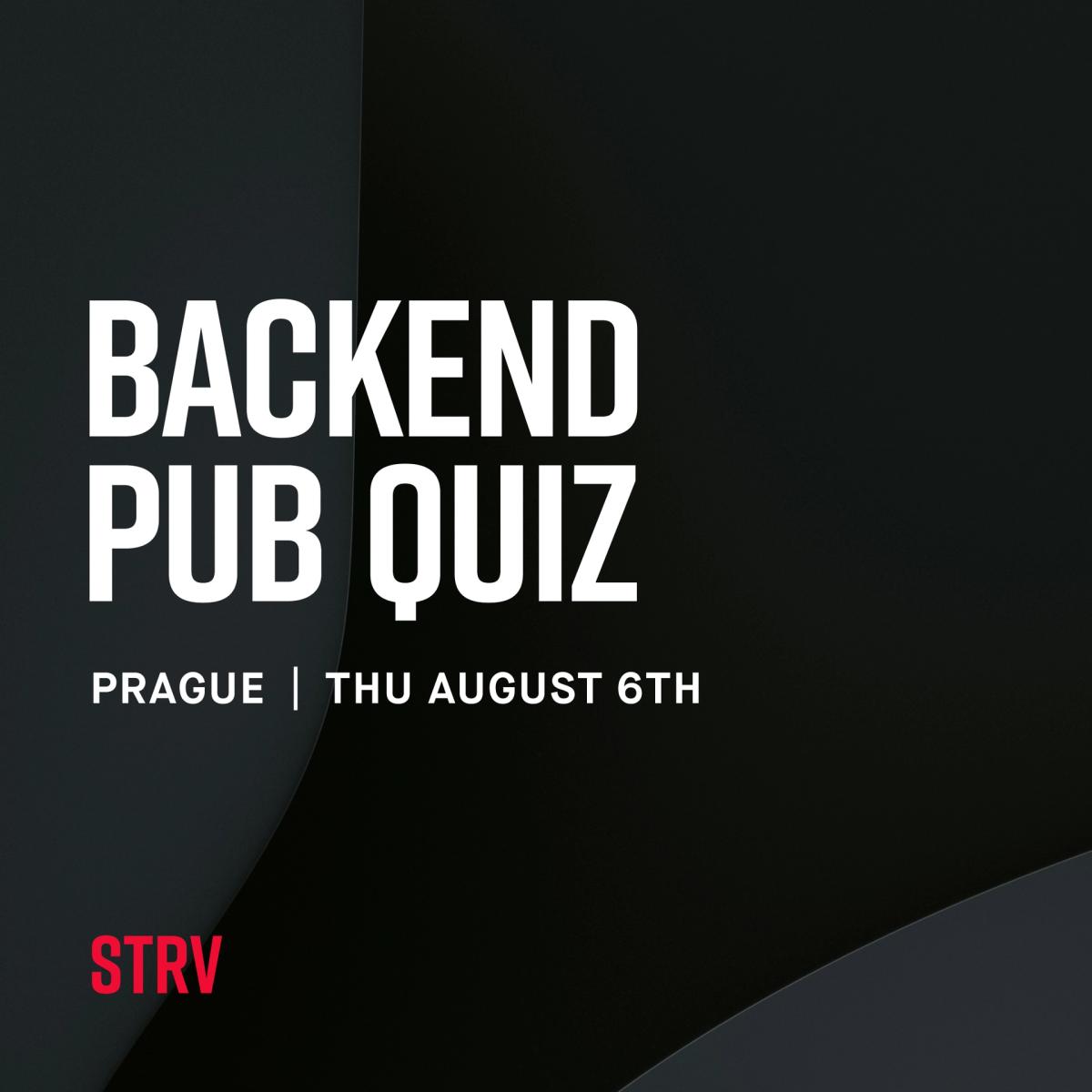 Backend Pub Quiz Night | Prague