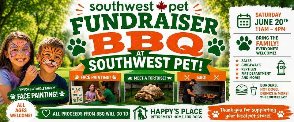Fundraiser for Happy Place Retirement home for Dogs 🔥 FREE FAMILY FUN + BBQ FOR A GREAT CAUSE! 👇🐾