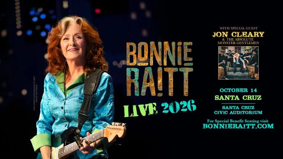 Bonnie Raitt at Santa Cruz Civic Auditorium