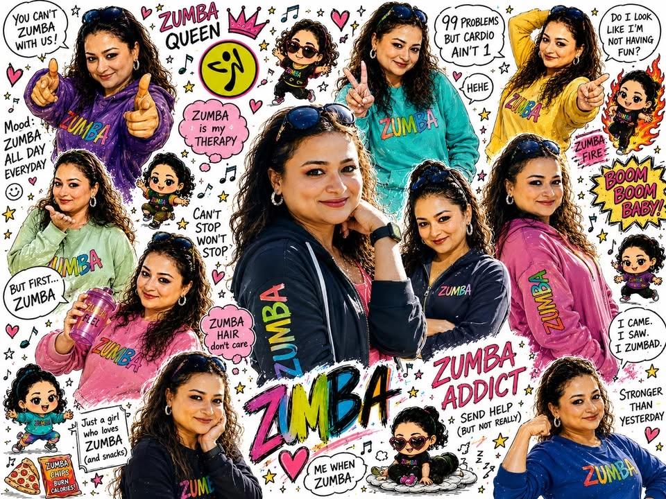 LETโS ZUMBA! ๐๐ฅ Dance. Sweat. Smile. Repeat.