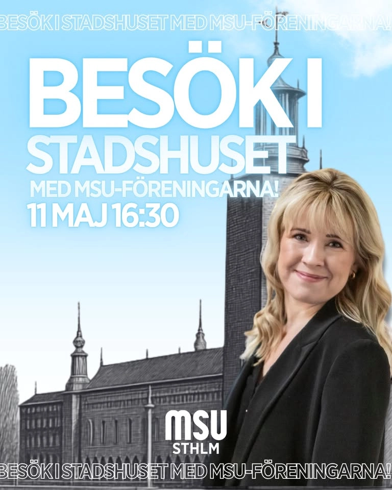 BESÖK I STADSHUSET MED MSU-FÖRENINGARNA