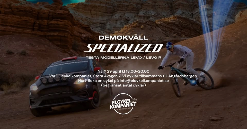 Testa nya Specialized Levo R tillsammans med Elcykelkompaniet