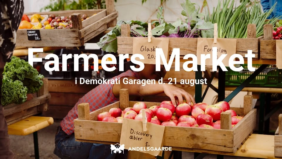 Farmers Market i Demokrati Garage