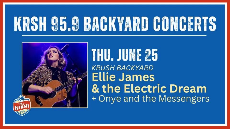 KRSH Backyard Concert: Ellie James & the Electric Dream