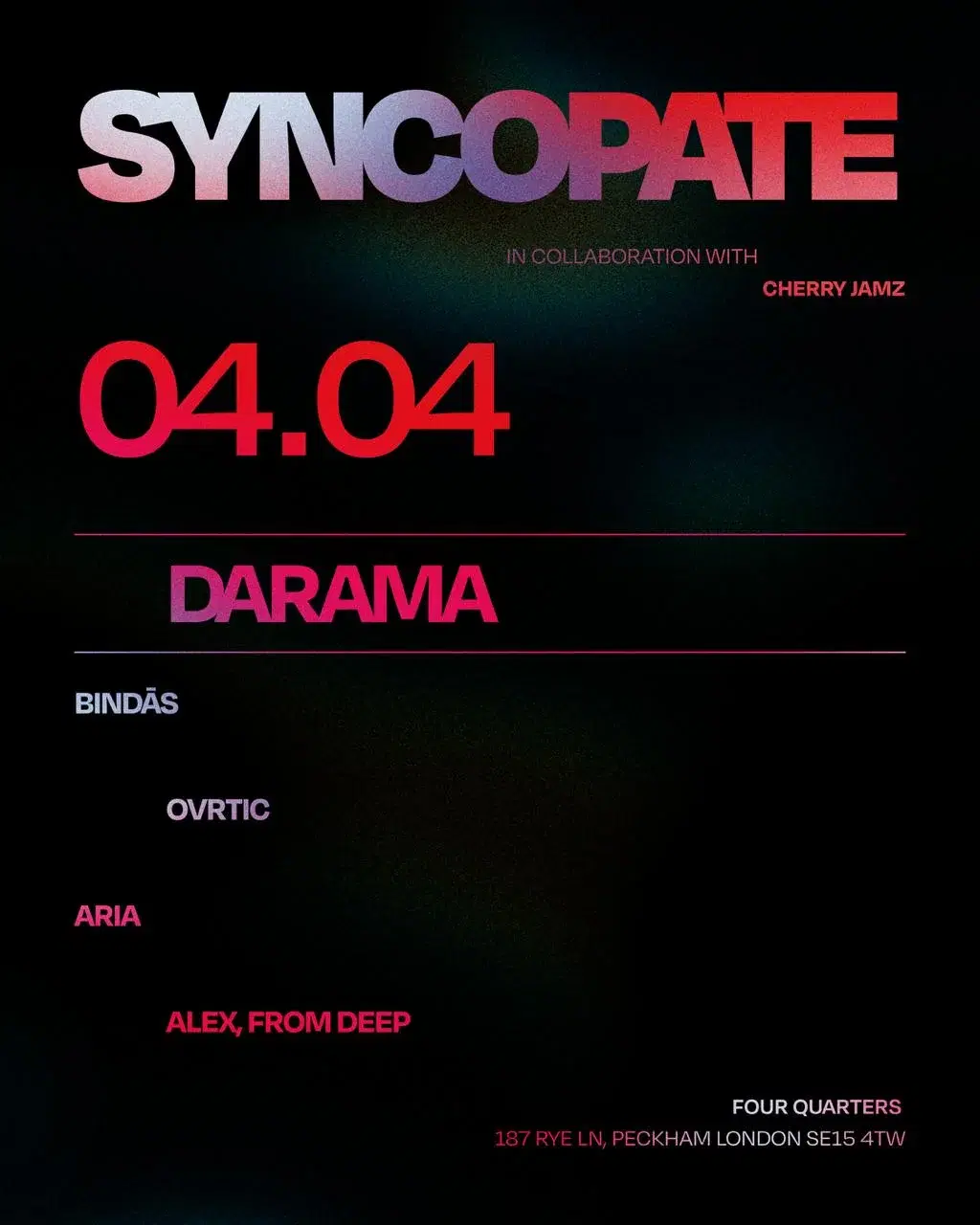 Syncopate Sound: The Launch