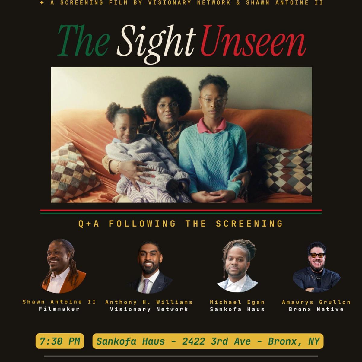 Visionary Network Presents: The Sight Unseen — A Juneteenth Film Screening Experience