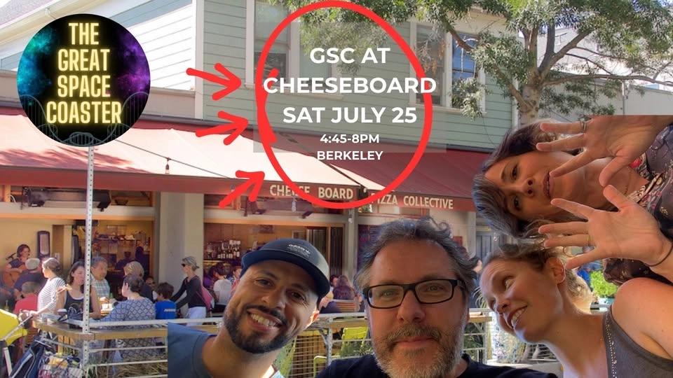 Retro Rewind with the Great Space Coaster at Cheeseboard Pizza in Berkeley