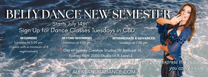 🌹 Belly Dance New Semester – Sydney CBD 🌹
