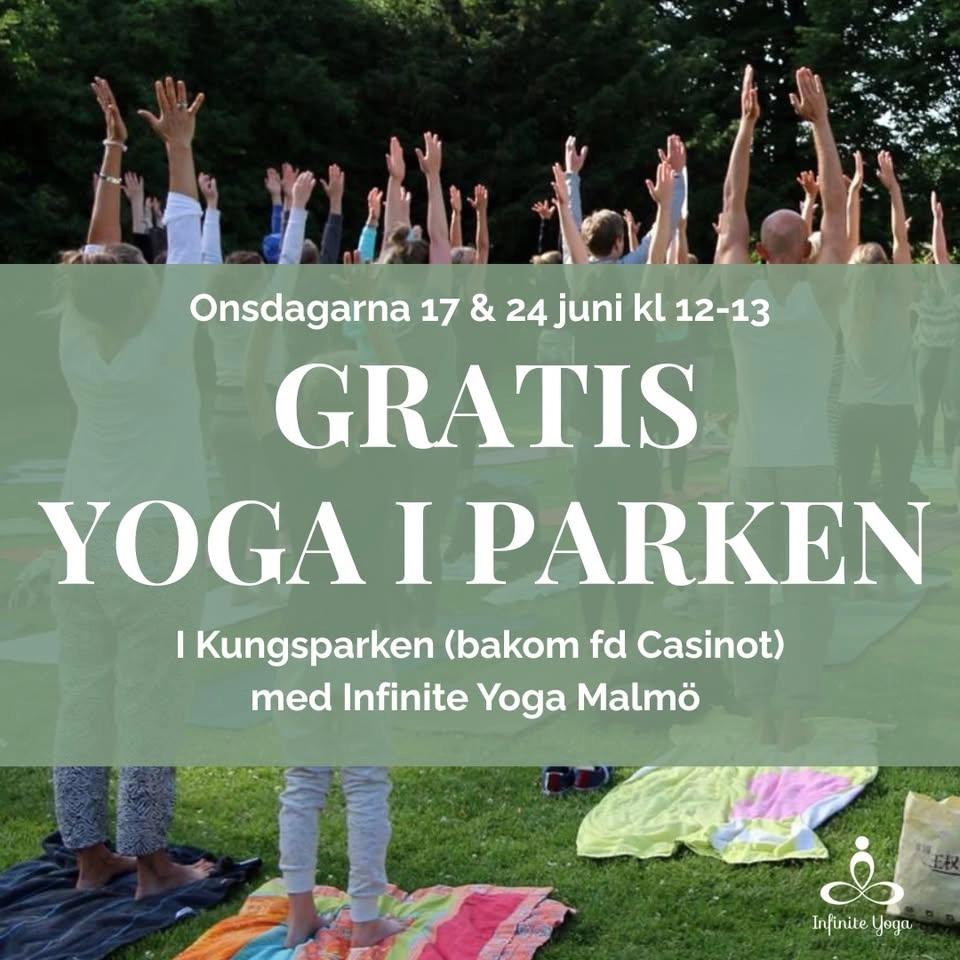 Gratis yoga i Kungsparken med Infinite Yoga