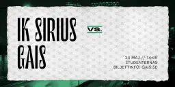 IK Sirius - GAIS i Allsvenskan