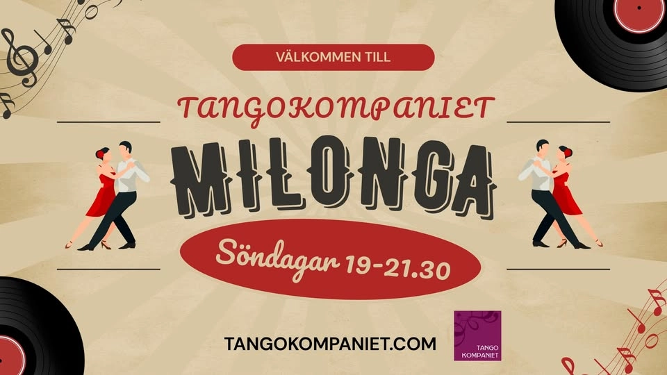 Tangokompaniet Milonga - TDJ Conny Larson