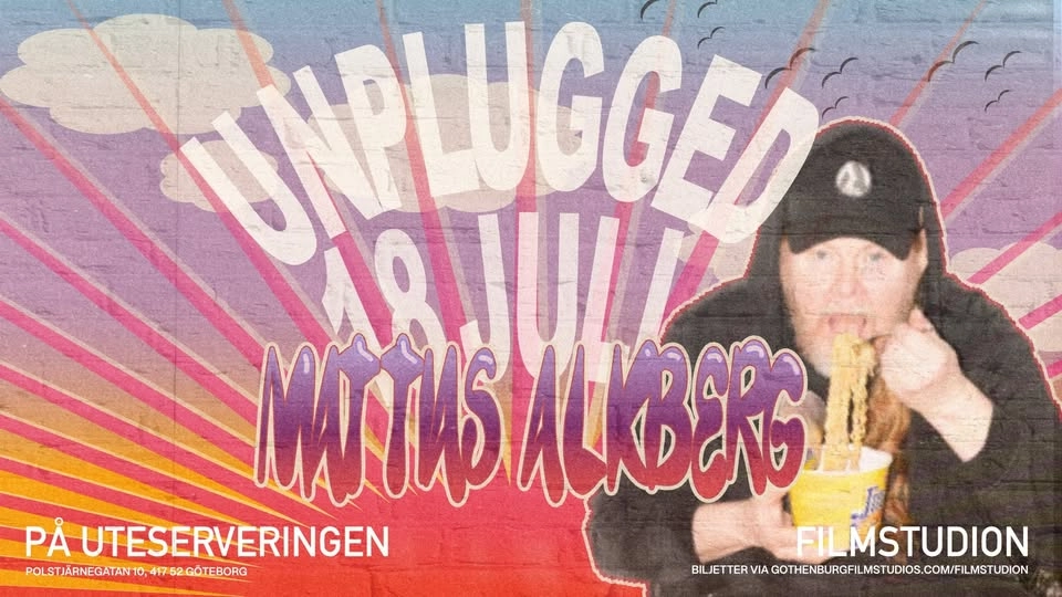 Unplugged på uteserveringen med Mattias Alkberg | Filmstudion
