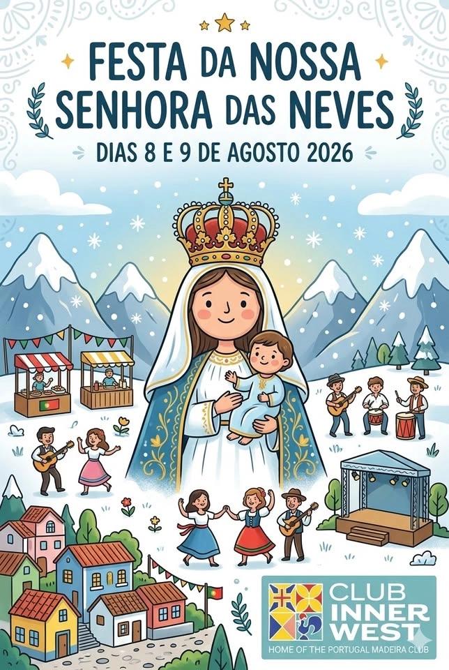 🌸🕊️ FESTA DE NOSSA SENHORA DAS NEVES 2026 🕊️🌸