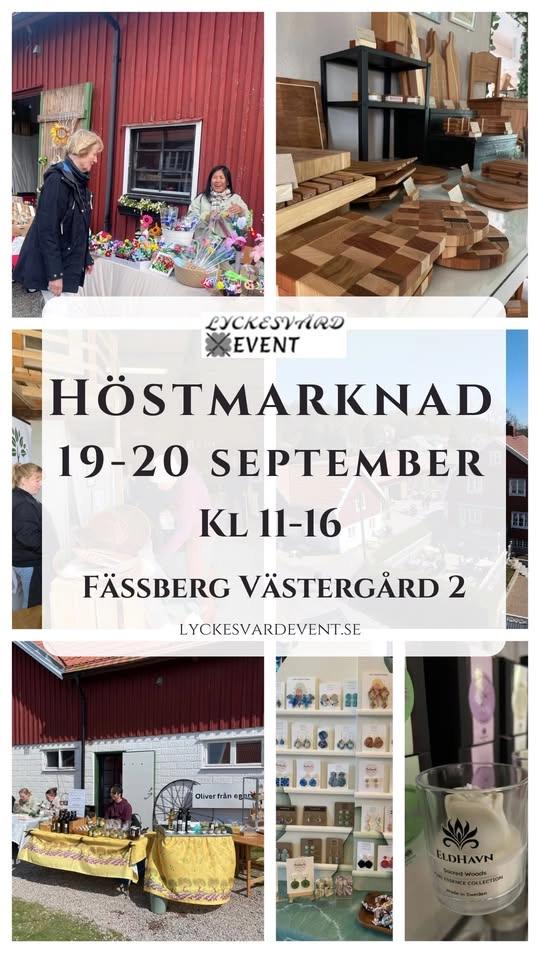 Höstmarknad i Fässbergs by