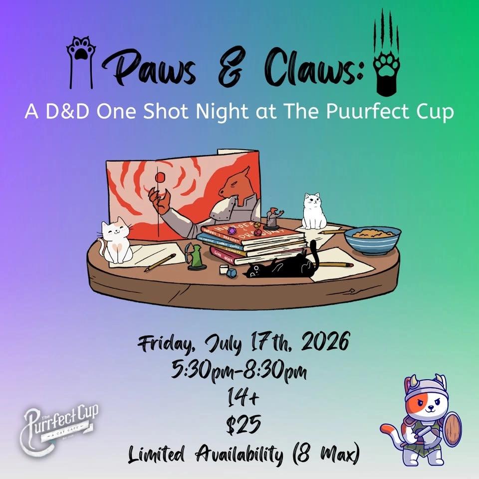 Paws & Claws - A D&D One Shot at The Purrfect Cup