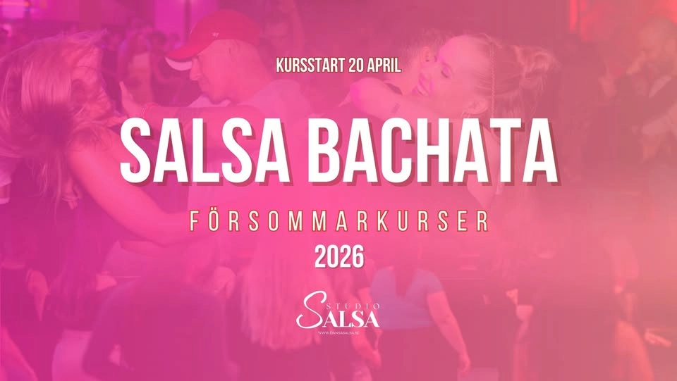 Nya kursstarter i salsa & bachata! 20 april-26 april