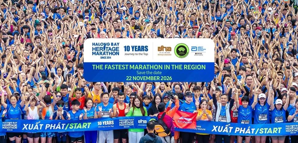 Công bố Mùa giải 2026 - Giải Marathon Quốc tế Di sản Hạ Long