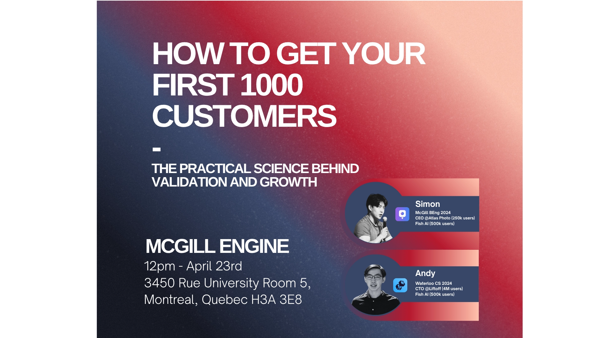 Founder Masterclass: How to Get Your First 1,000 Customers