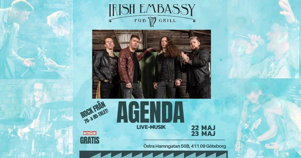 đ„Agenda - live pĂ„ Irish Embassy - Göteborgđ„