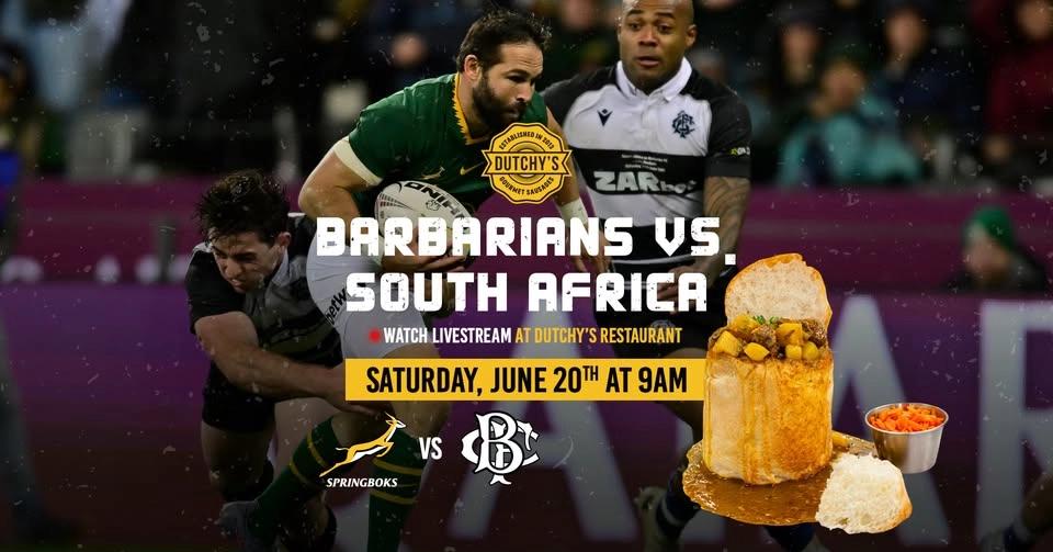 Rugby Livestream - South Africa vs. Barbarians