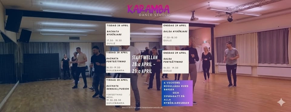 Nya försommar kurser -start 29 April :-)