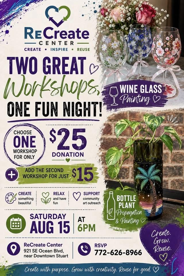Wine Bottle Propagation & Wine Glass Art