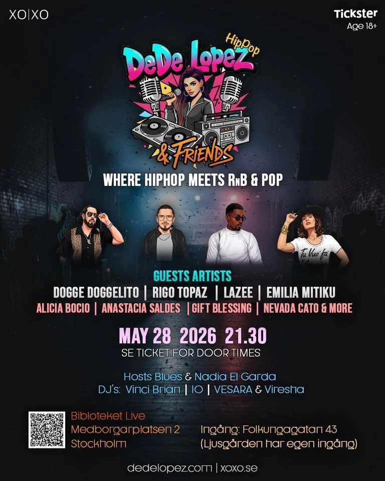 HipPop & Friends (Dogge, DeDe, Lazee, Rigo Topaz, Emilia Mitiku, Gift Blessing m.fl