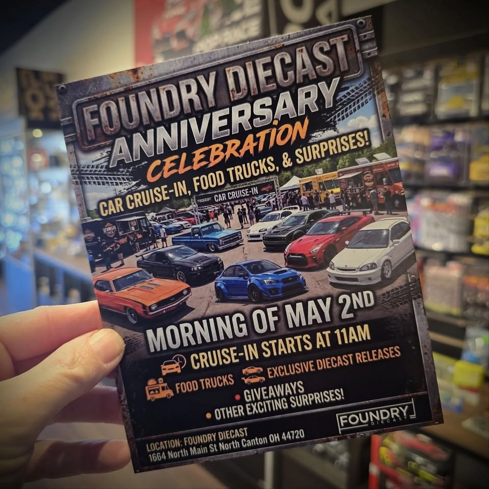 Foundry Diecast Anniversary Car Cruise in