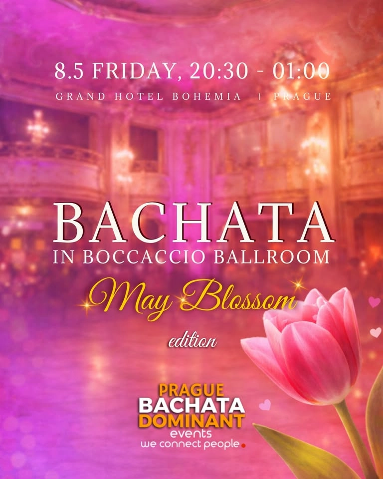 Bachata Dominant party in Boccaccio Ballroom: May Blossom edition 🌷