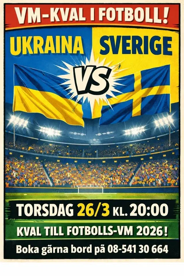 VMKVAL playoff UKRAINA-SVERIGE