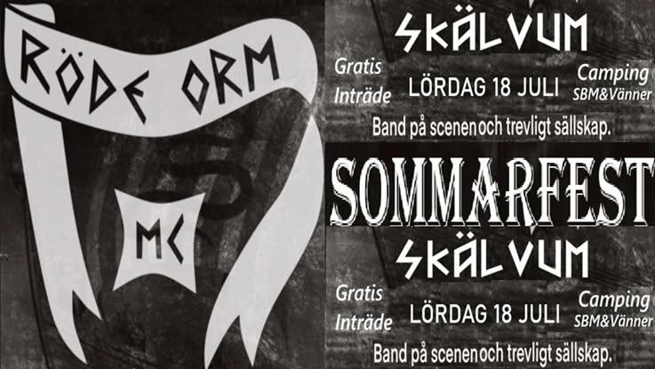 Röde Orm Mc Skälvums Sommarfest 2026