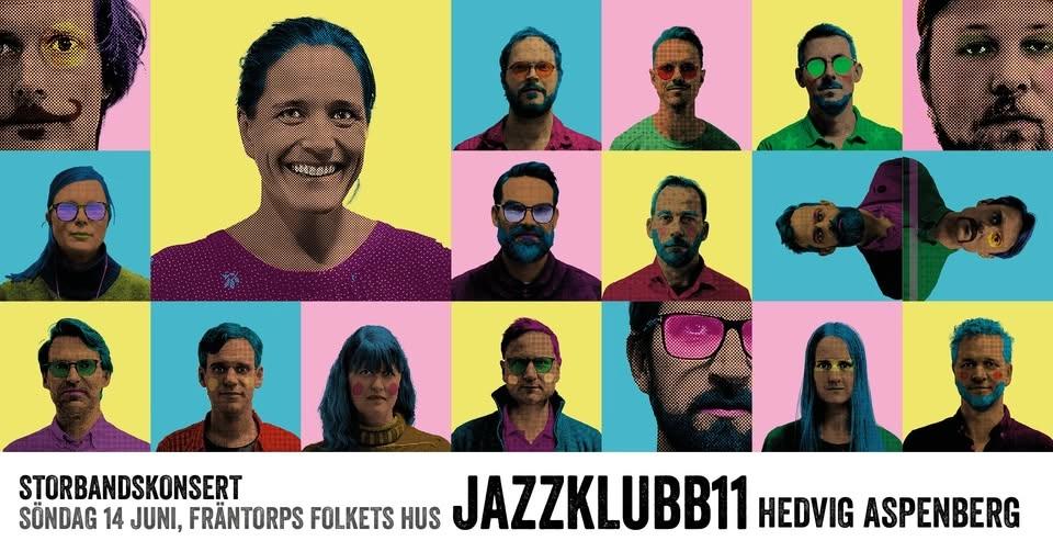 Storbandkonsert med Jazzklubb11 och Hedvig Aspenberg