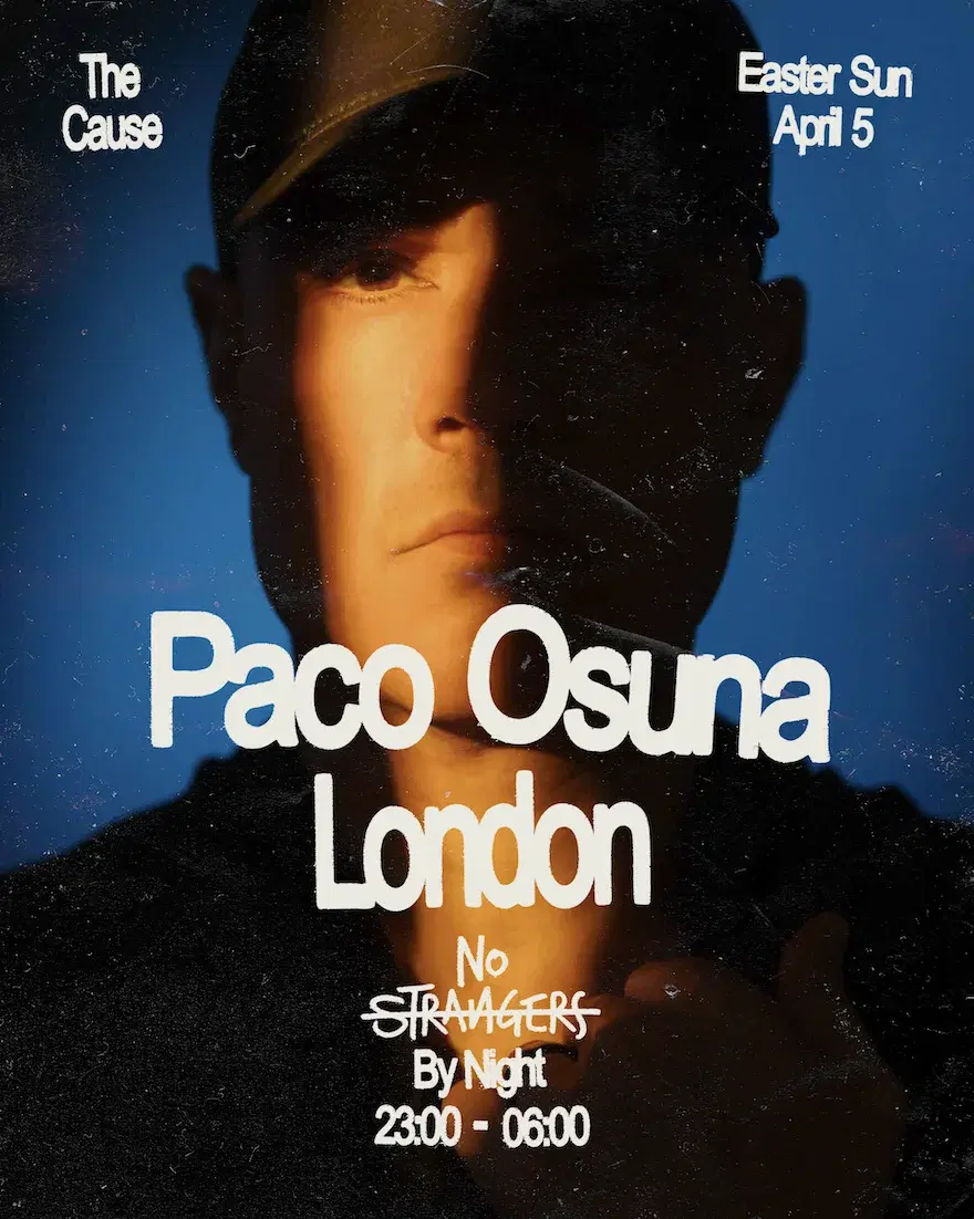 No Strangers by Night: Paco Osuna - Bank Hol Sun 5 April at The Cause London