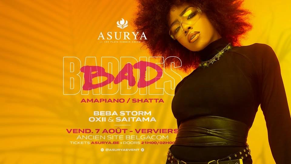 ASURYA | 07.08.2026 — Bad Baddies | Beba Storm, Oxii & Sai Tama